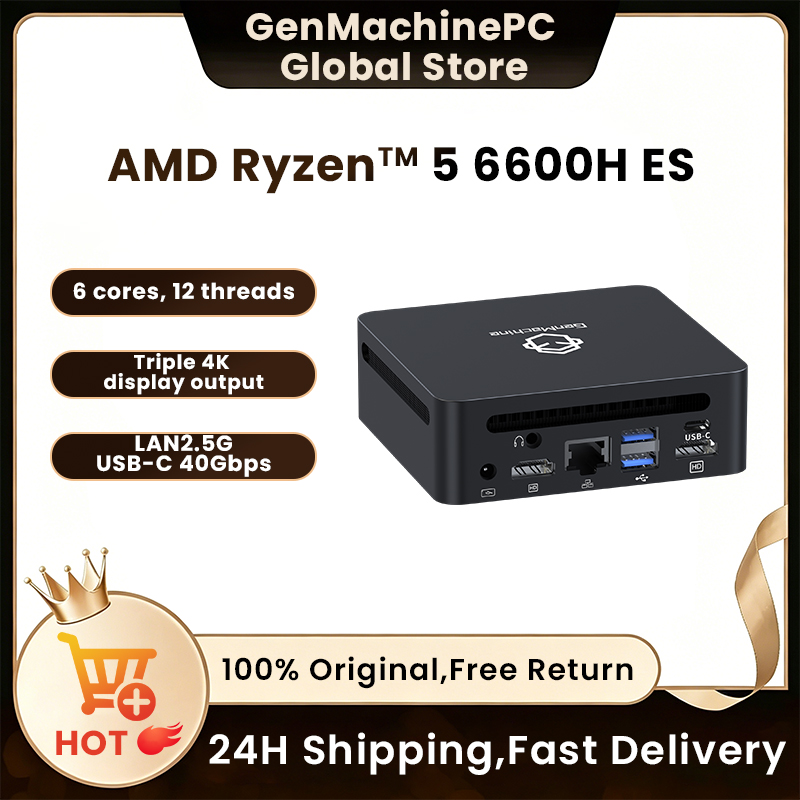 Pc Gaming Amd Ryzen 5 - GenMachine Ryzen 5 6600H ES 3.3GHz-4.5GHz