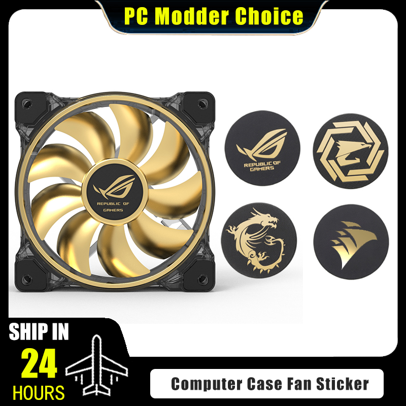 Pc Gaming Quotes - Computer Case Fan Logo Sticker, ROG