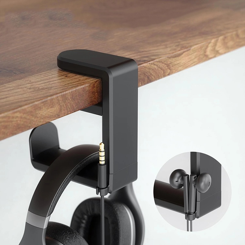 Headset Stand - Universal Desktop 360° Rotating Headphone Stand