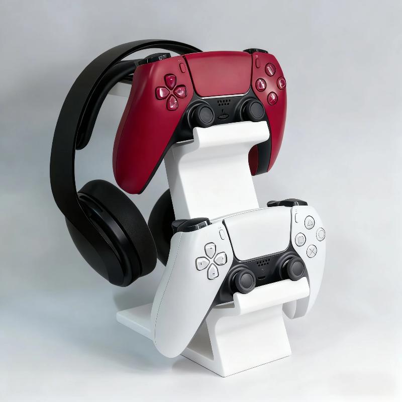 Headset Stand - ●3-in-1 Controller Stand For Desk With