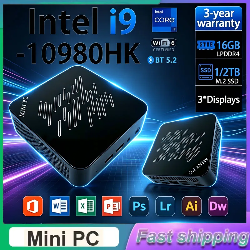 Pc Gaming I3 - 2026 Mini Gaming PC Intel i9-10980HK