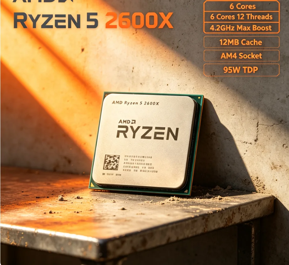 Pc Gaming Desktop - AMD R5 2600X 12nm AM4 Desktop
