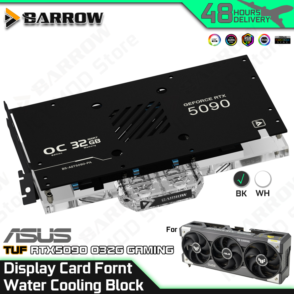 Pc Gaming Rtx 5090 - Barrow Display Card Water Cooling Block