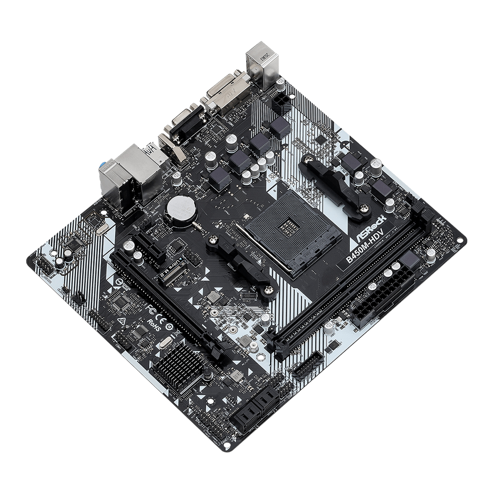 ASROCK B450M-HDV R4.0 Motherbo - Pc Gaming Amd Ryzen 5 review and price