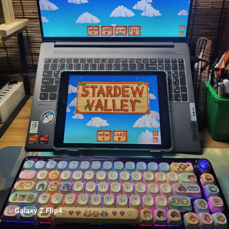 Stardew Valley 78 Keycaps Pixe - Custom Keycaps review and price