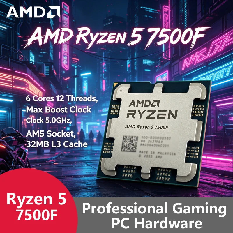AMD Ryzen 5 7500F AM5 5nm Gami - Pc Gaming Amd Ryzen 5 review and price