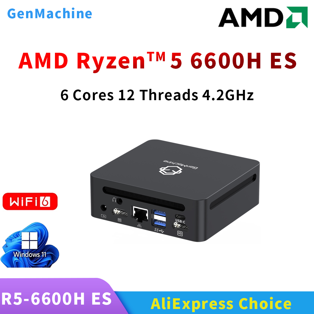 GenMachine Ryzen 5 6600H ES 3. - Pc Gaming Amd Ryzen 5 review and price