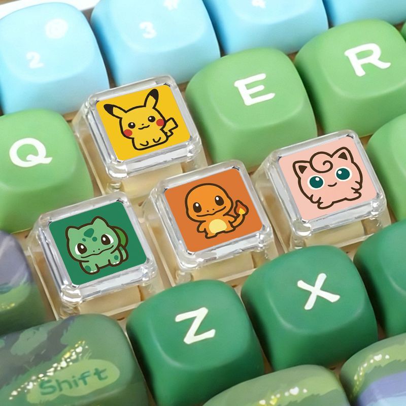 Pokémon Cross Axle Mechanical  - Custom Keycaps review and price