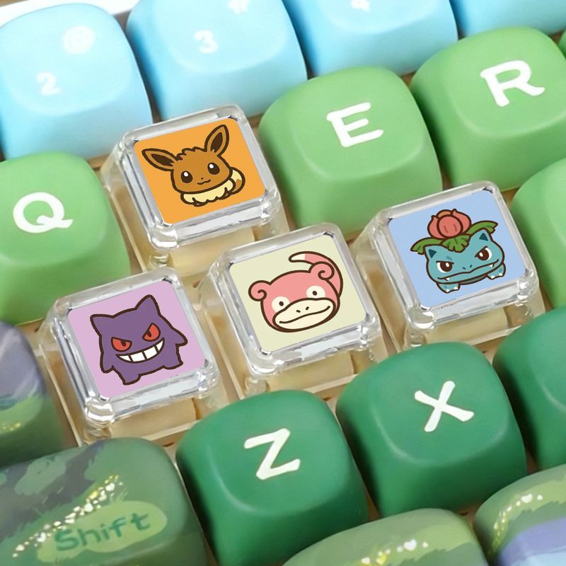 Pokémon Cross Axle Mechanical  - Custom Keycaps review and price