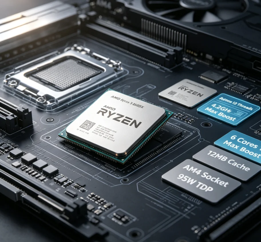 AMD R5 2600X 12nm Unboxed Proc - Pc Gaming Amd Ryzen 5 review and price