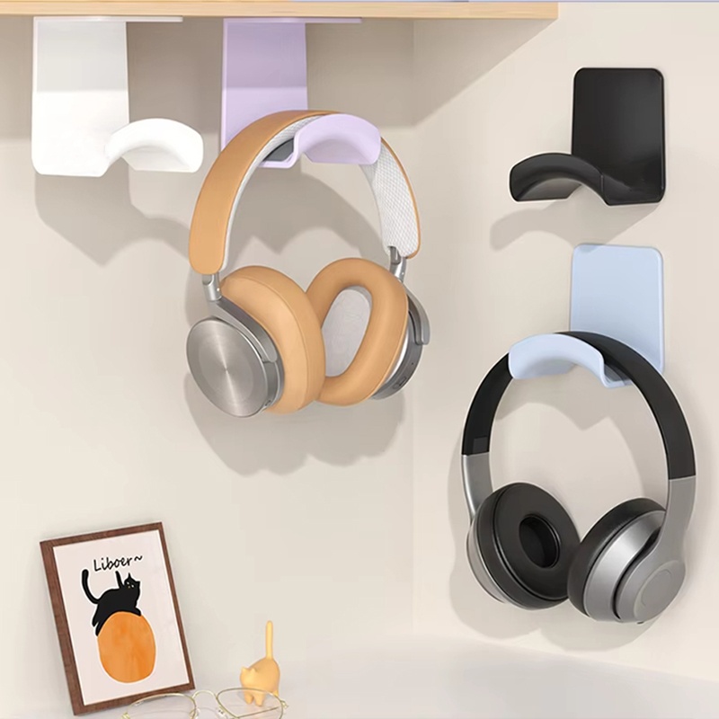 2Pcs Universal Plastic Wall Mo - Headset Stand review and price