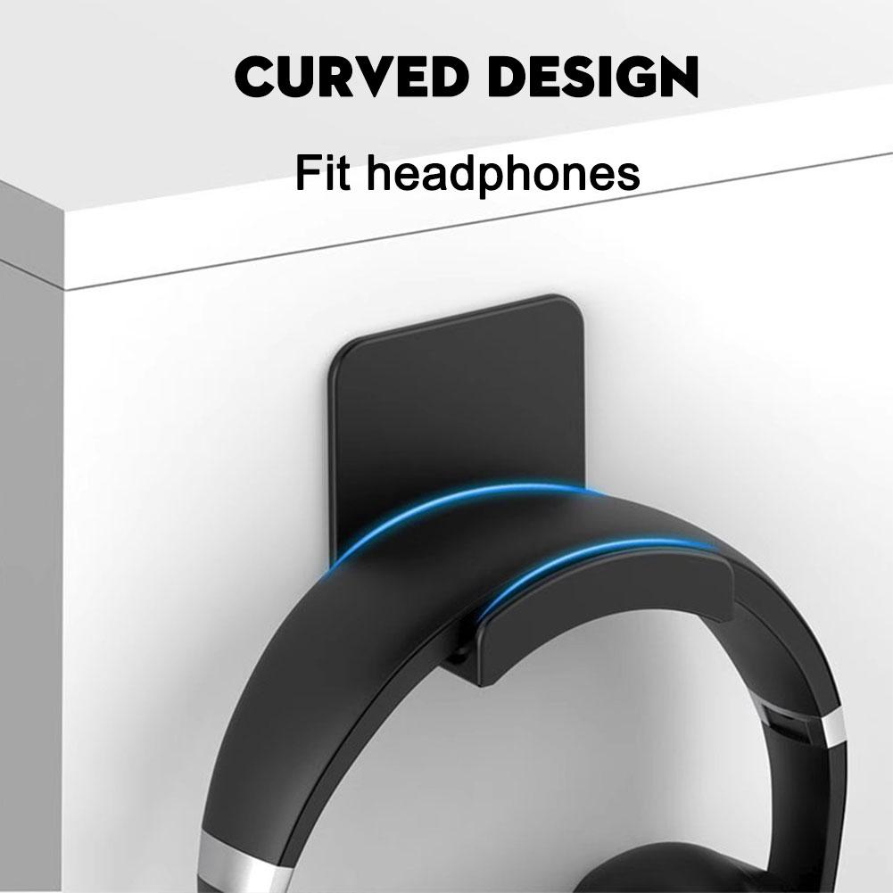 2Pcs Universal Plastic Wall Mo - Headset Stand review and price