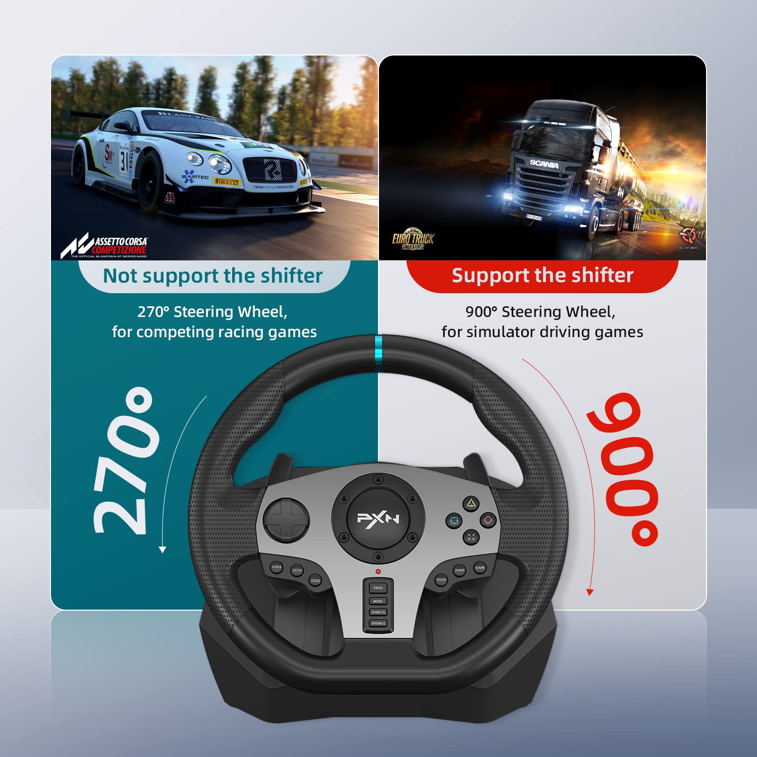 PXN V9 Volante PC Steering Whe - Pc Gaming Xgear review and price