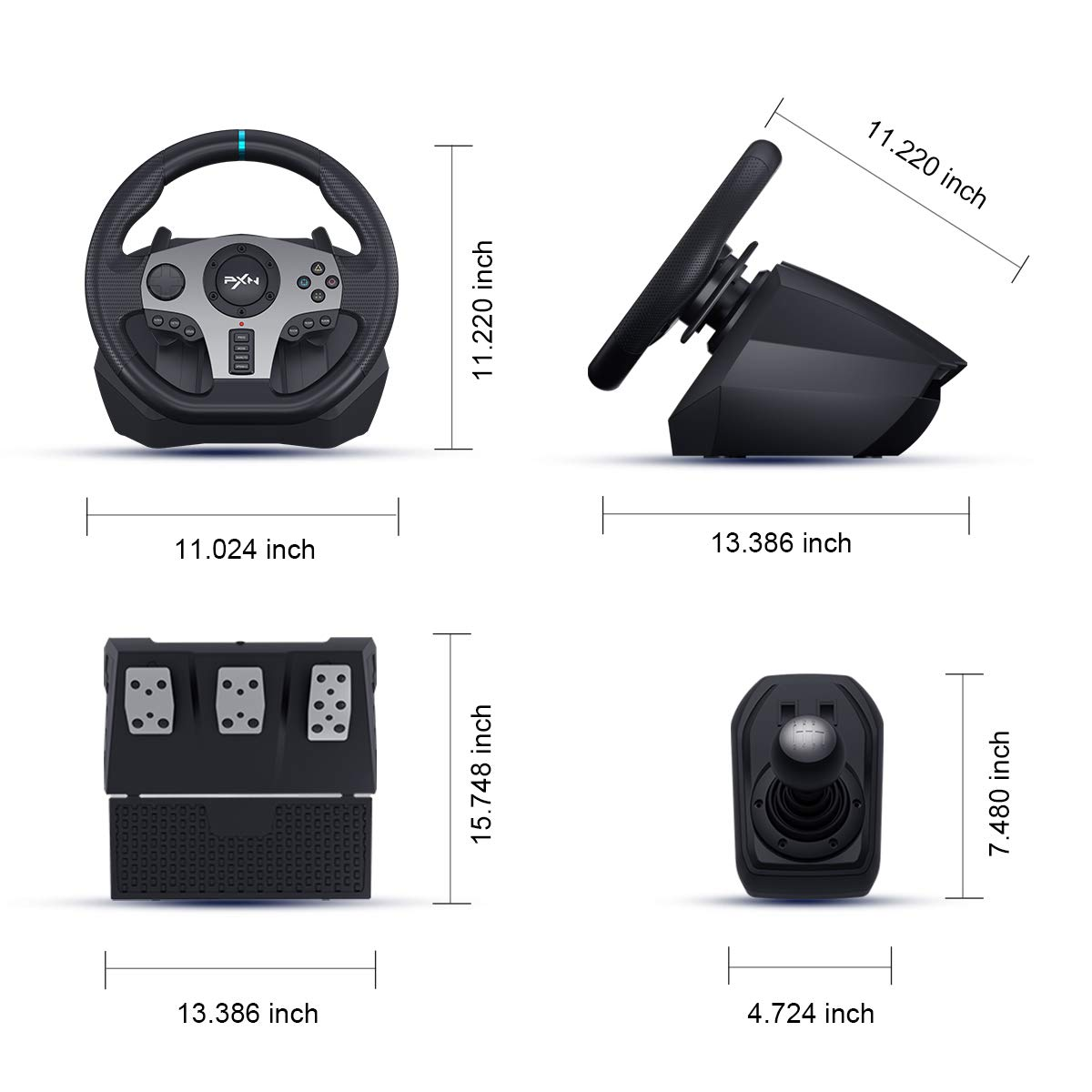 PXN V9 Volante PC Steering Whe - Pc Gaming Xgear review and price