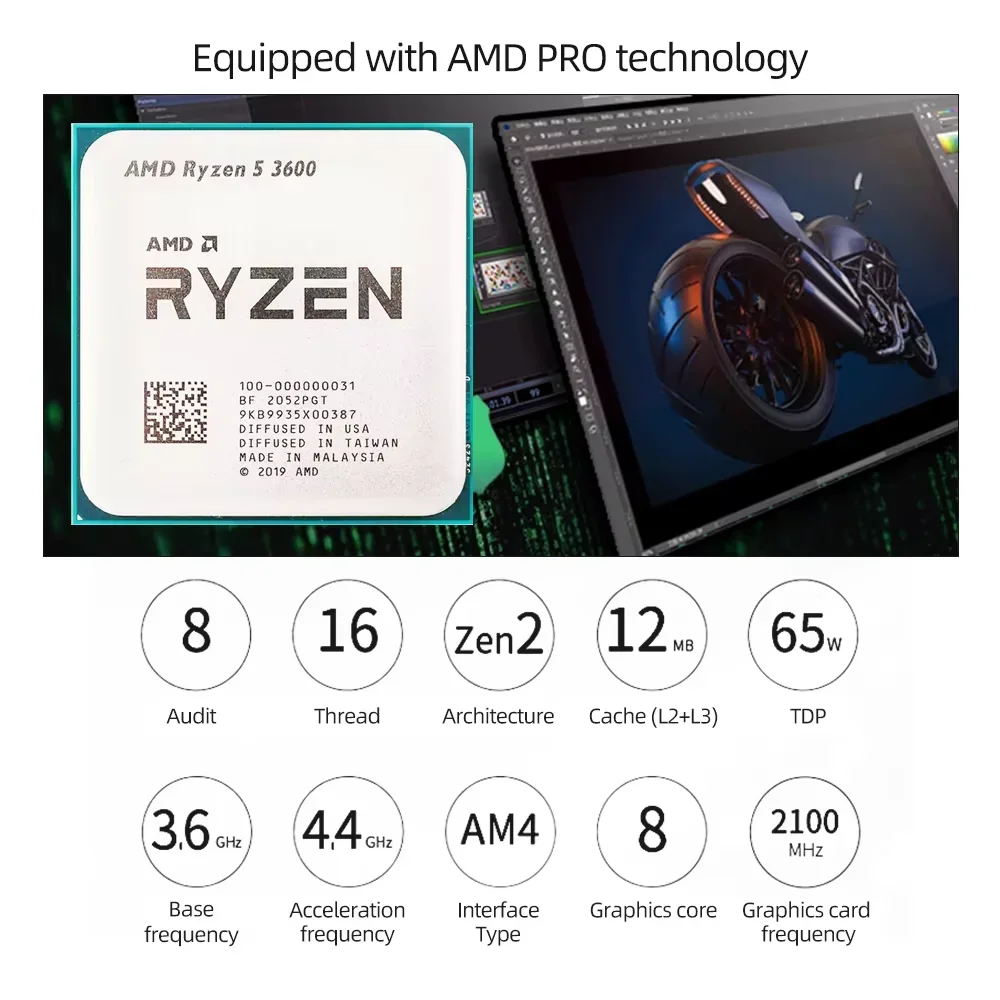 AMD Ryzen 5 3600 R5 3600 Deskt - Pc Gaming Amd Ryzen 5 review and price