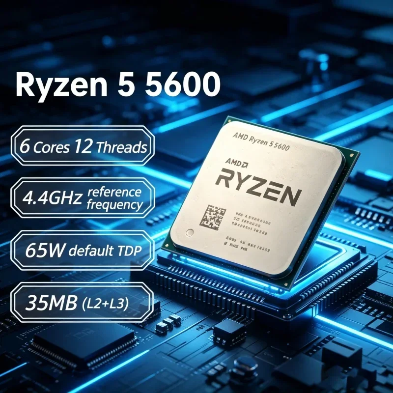 AMD Ryzen 5 5600 R5 5600 for P - Pc Gaming Amd Ryzen 5 review and price