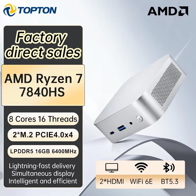 Topton Portable Gaming Mini PC - Pc Gaming Amd Ryzen 5 review and price