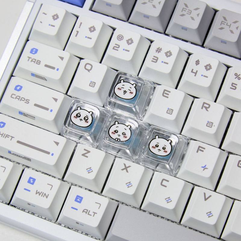 Chiikawa 4 Pcs Handmade Transp - Custom Keycaps review and price