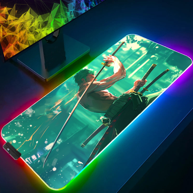 ONE PIECE Zoro Mouse Pad RGB G - Pc Gaming Set review and price