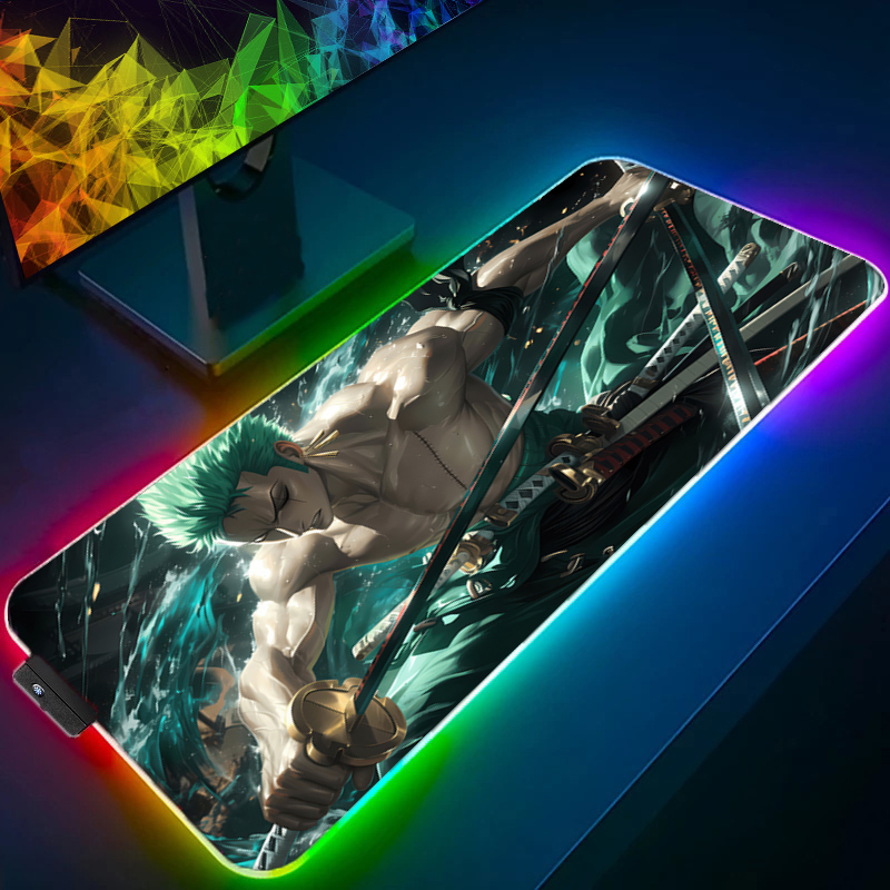 ONE PIECE Zoro Mouse Pad RGB G - Pc Gaming Set review and price