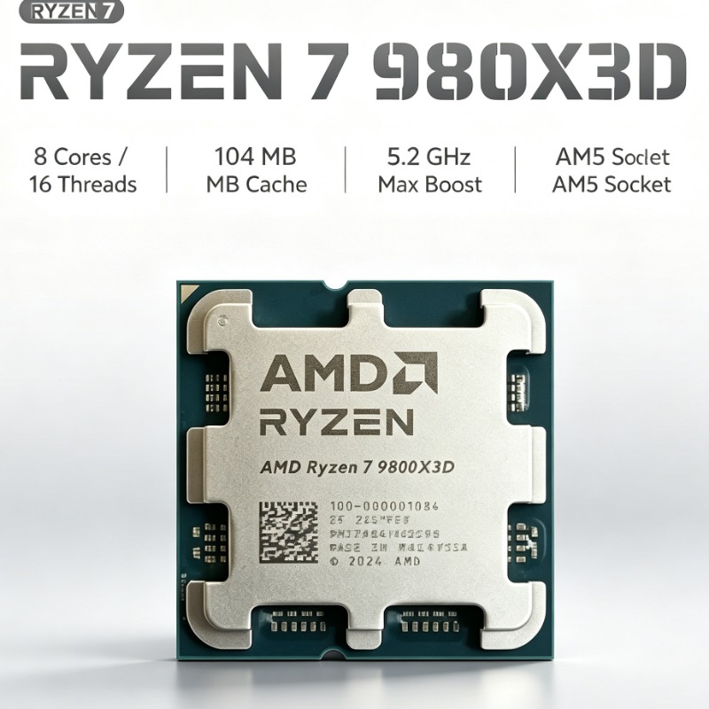 AMD Ryzen 7 9800X3D PC Process - Pc Gaming Desktop review and price