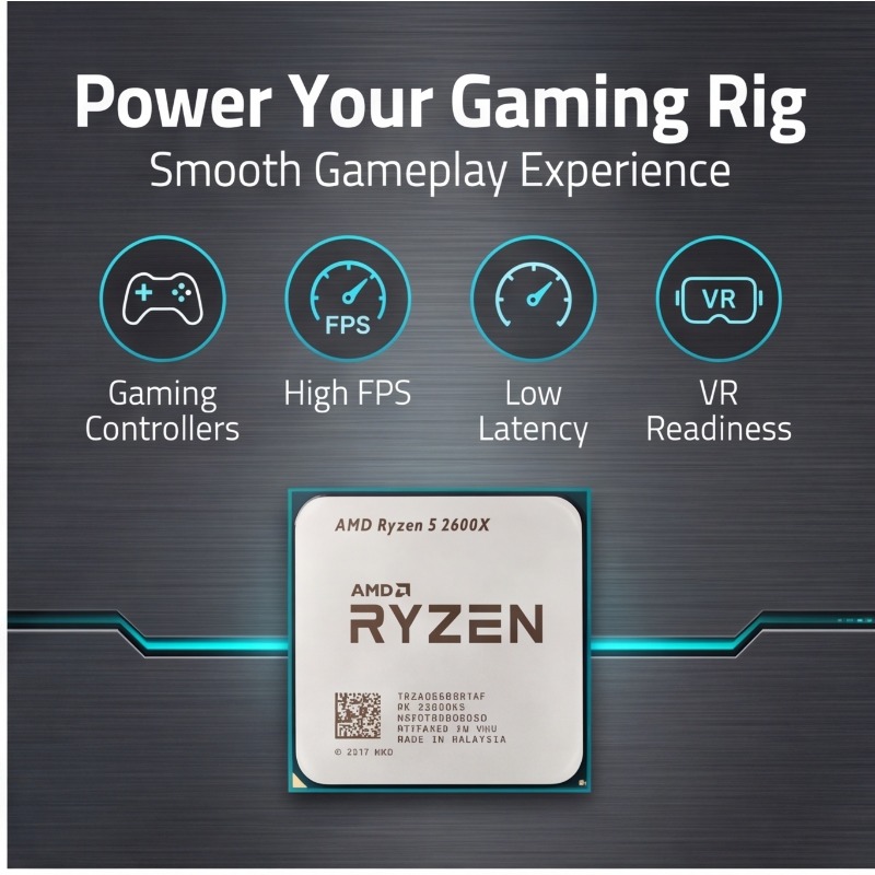 AM4 Socket CPU Processor R5 26 - Pc Gaming Desktop review and price