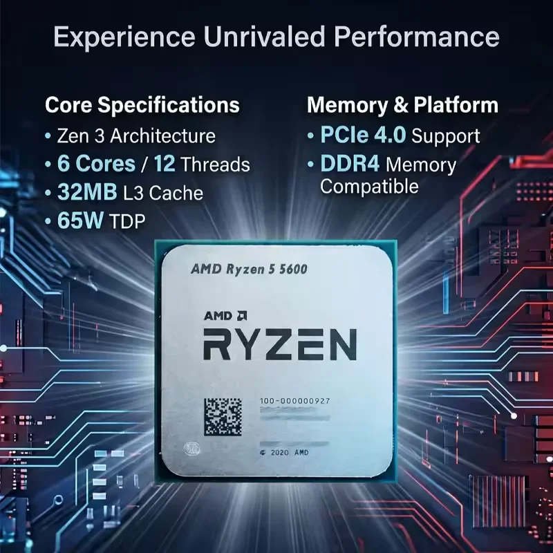 AMD Ryzen 5 5600 Processor AMD - Pc Gaming Amd Ryzen 5 review and price