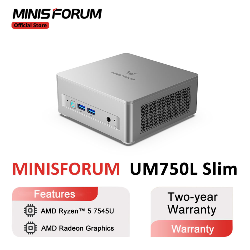 MINISFORUM Mini PC UM750L Slim - Pc Gaming Amd Ryzen 5 review and price