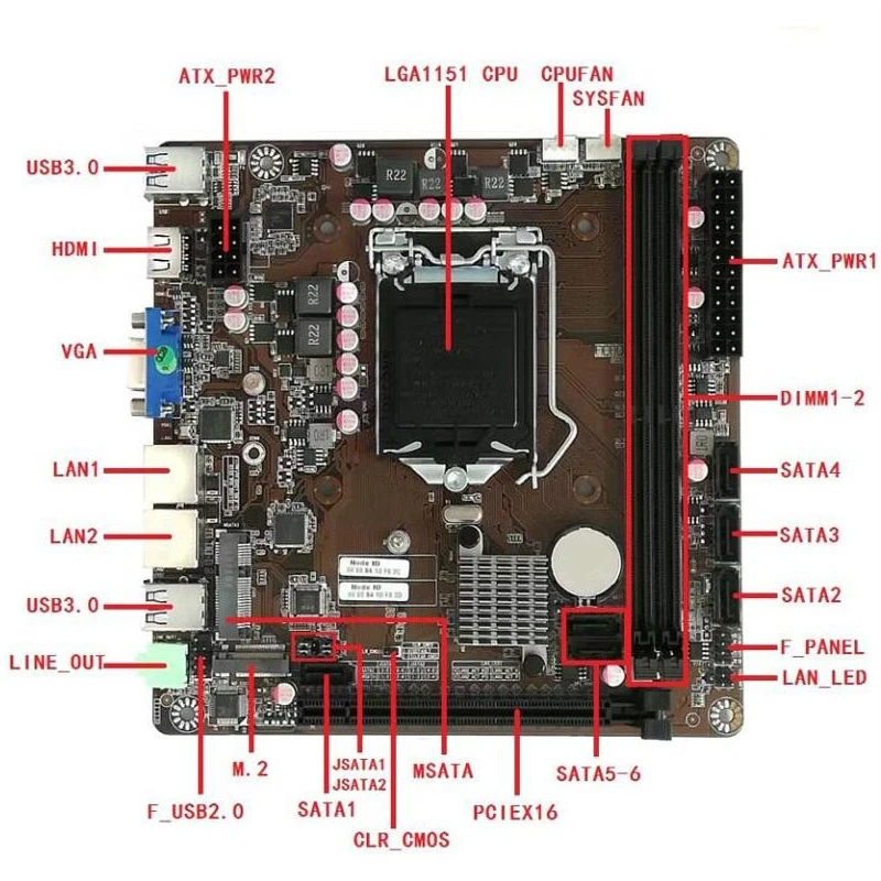 B365 Mini-ITX Motherboard LGA  - Pc Gaming I3 review and price