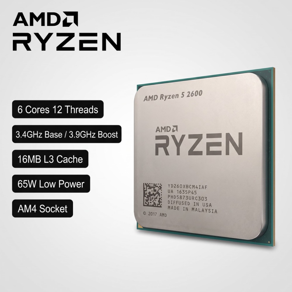AMD Ryzen 5 2600 Processor 3.4 - Pc Gaming Amd Ryzen 5 review and price