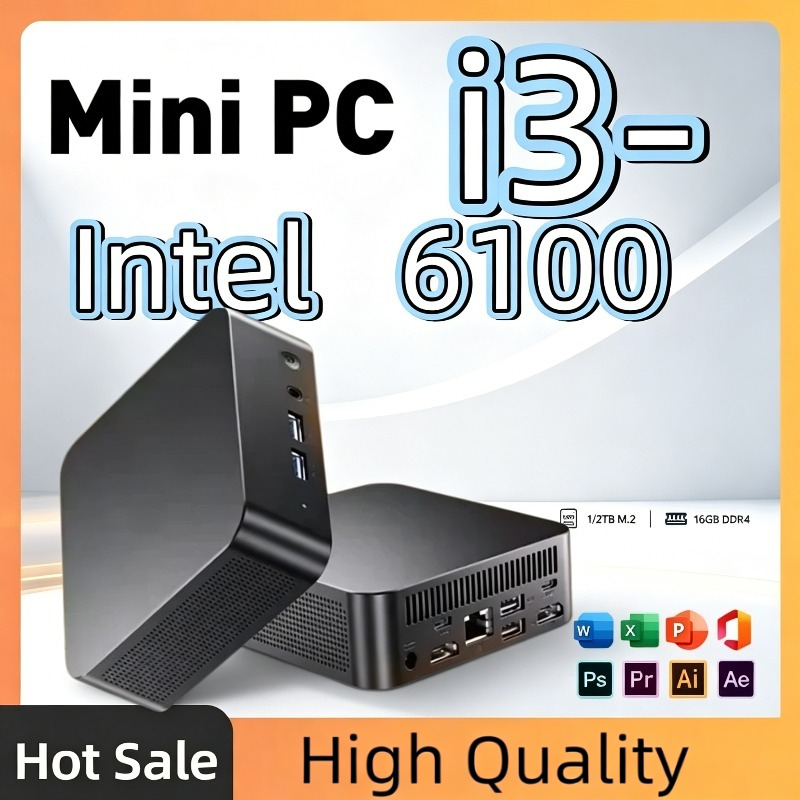 New Intel Core i3 6100  MINI P - Pc Gaming I3 review and price