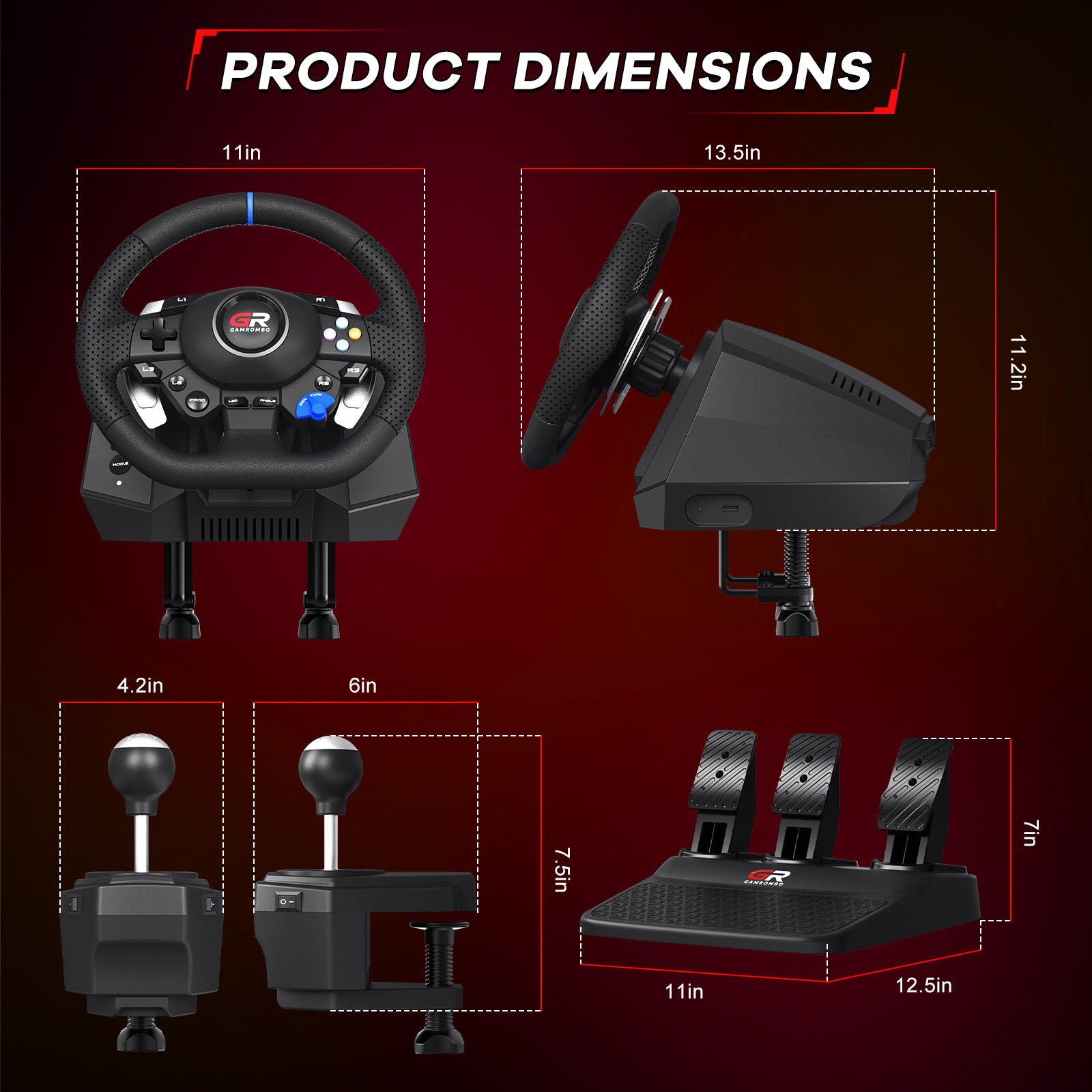F127 Gaming Steering Wheel For - Pc Gaming Set review and price