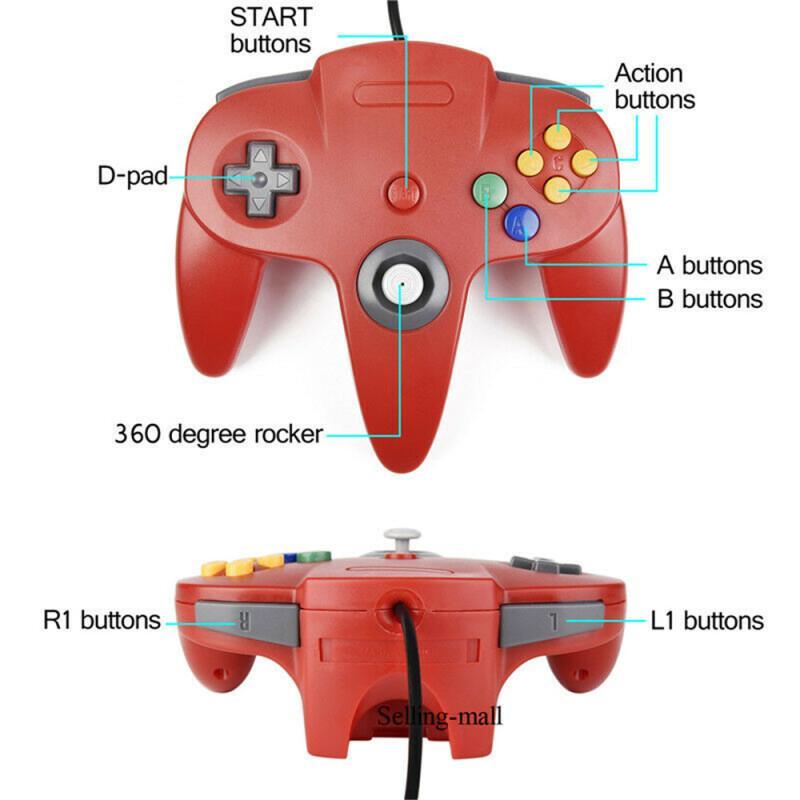 N64 Controller Classic USB Wir - Joystick Pc Gaming review and price