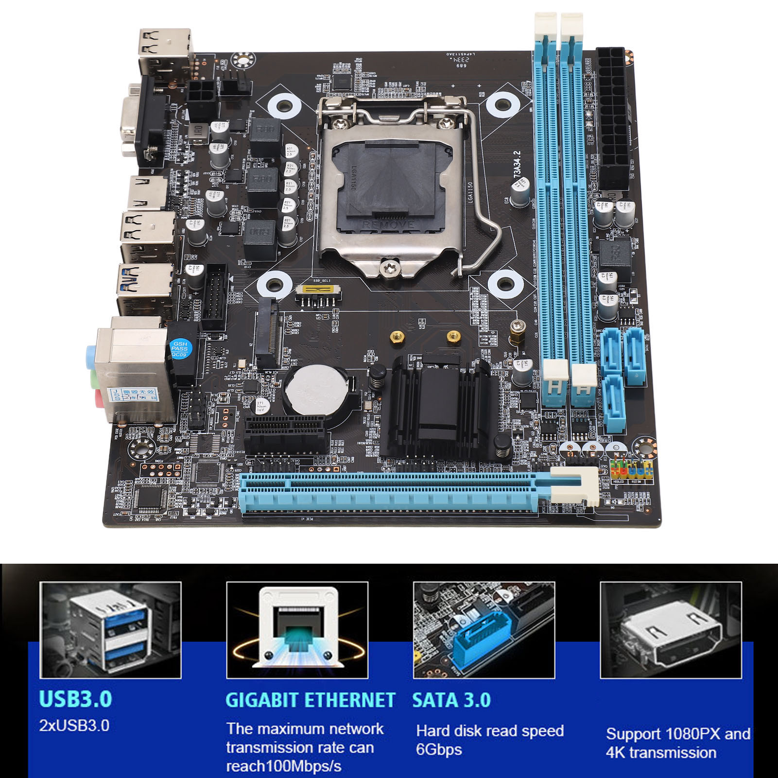 H81 Gaming Motherboard Dual Ch - Pc Gaming I3 review and price