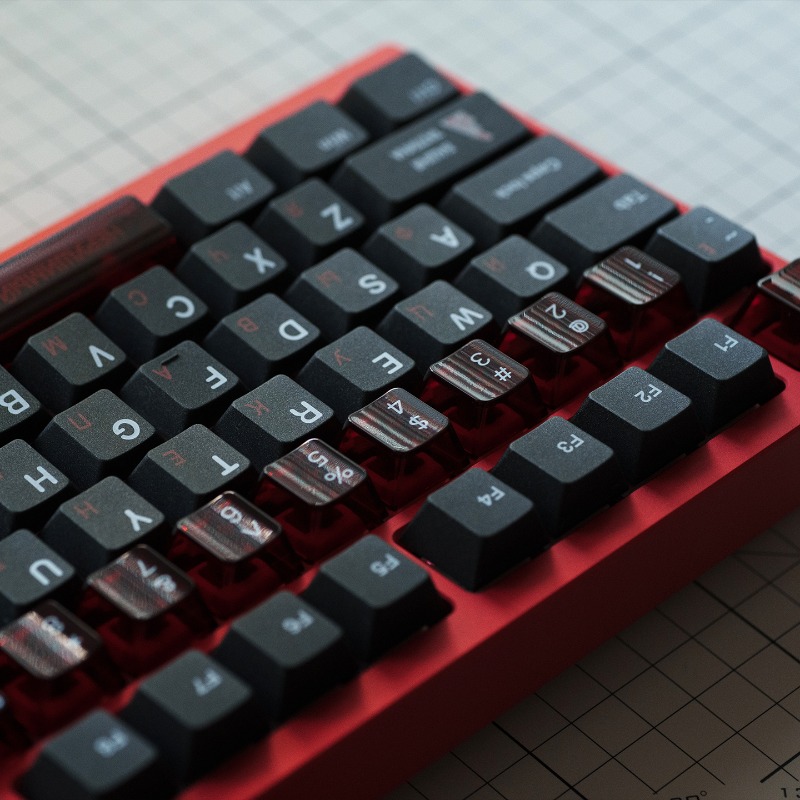 Soviet Black Theme Keycaps Set - Pc Gaming Set review and price