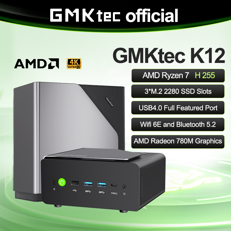 GMKtec K12 Mini PC AMD Ryzen™  - Pc Gaming Ryzen 7 review and price