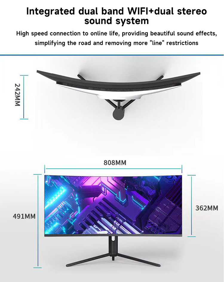 34 Inch 4K Curved Screen Deskt - Pc Gaming Set review and price